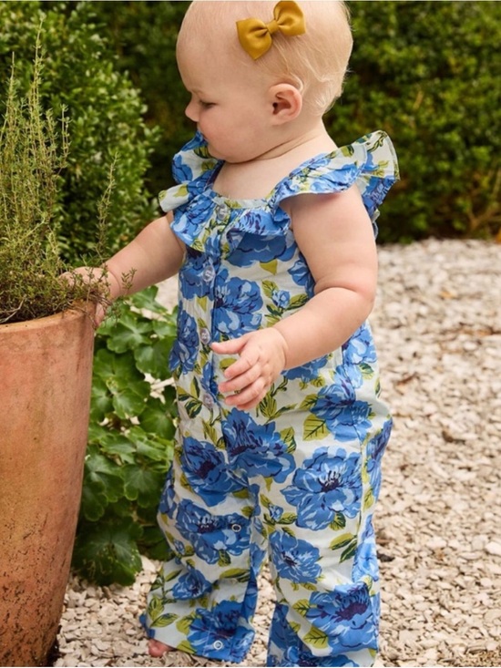Pink Chicken Other - New Pink Chicken Baby Girls Ana
Jumper Blue Peonies 12-18 months